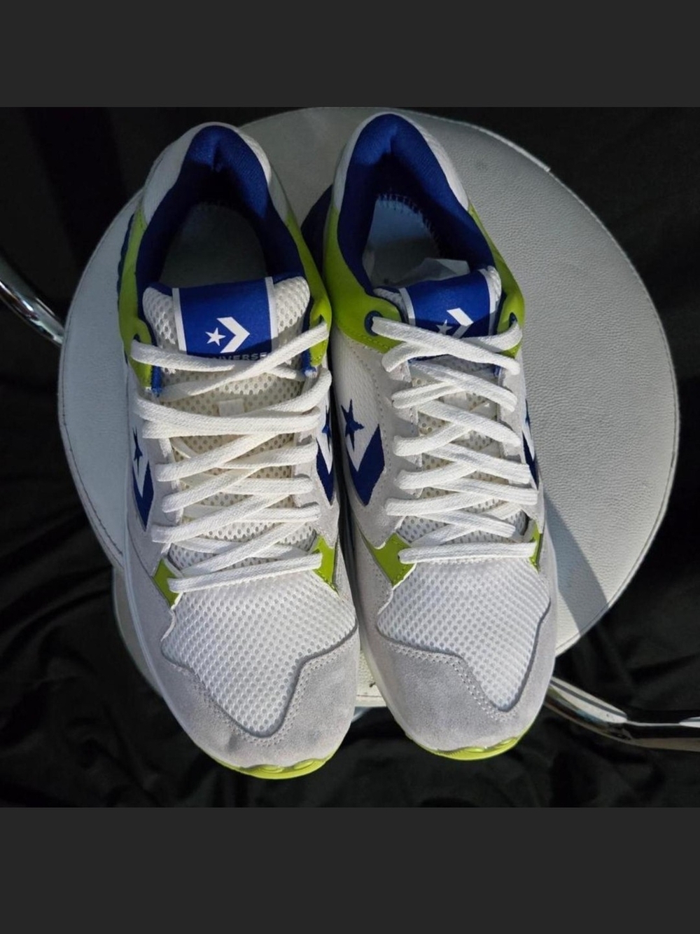 Converse Wave Trainer Ox Vintage White Egret Blue | Men’s 10/Women’s 11.5 |Retro - Picture 3 of 7